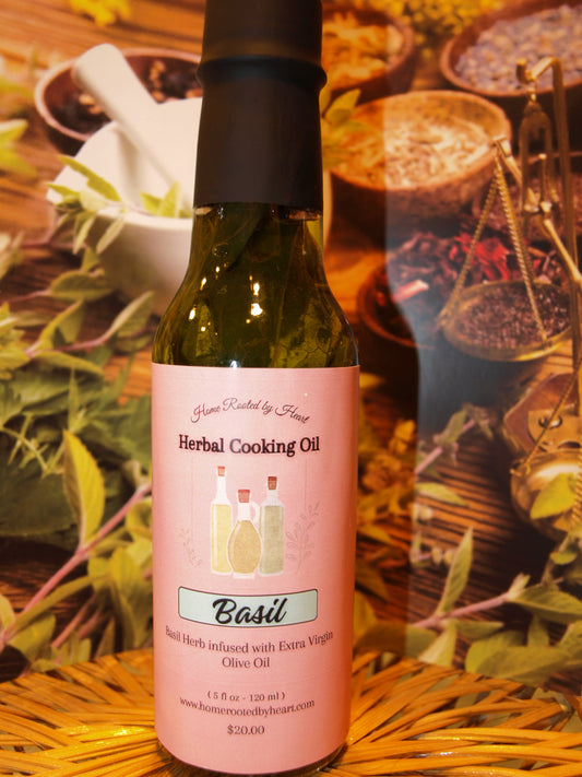 Basil herb Cooking Oil