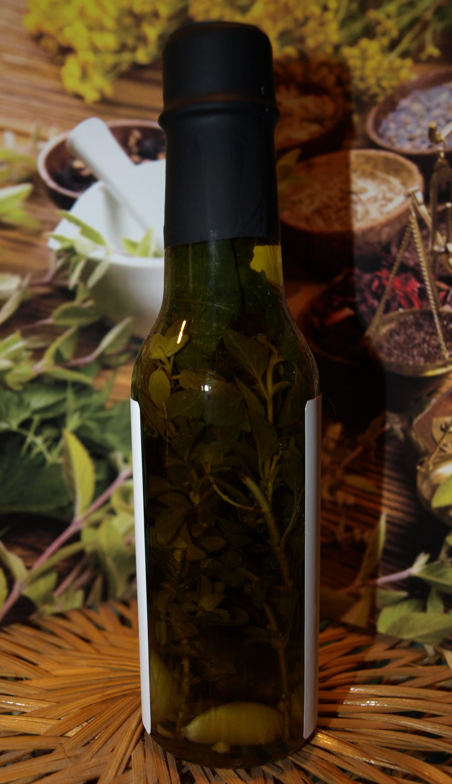 Basil Garlic Oregano Cooking Oil